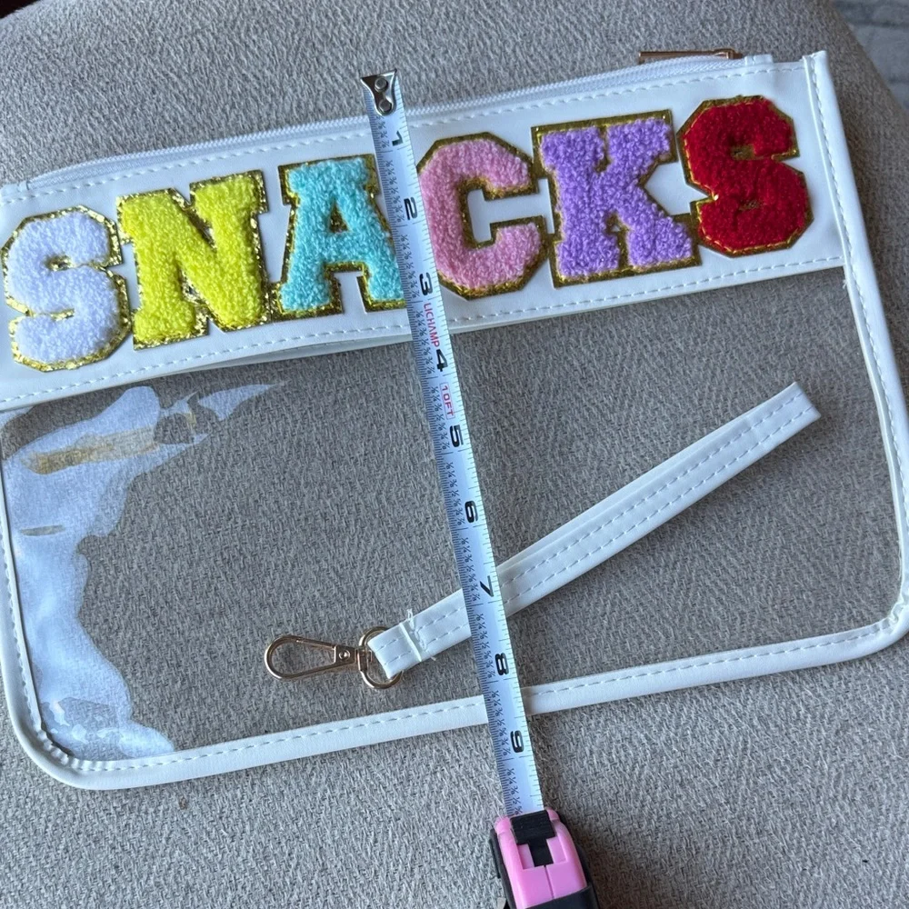 Colorful 'SNACKS' Pouch